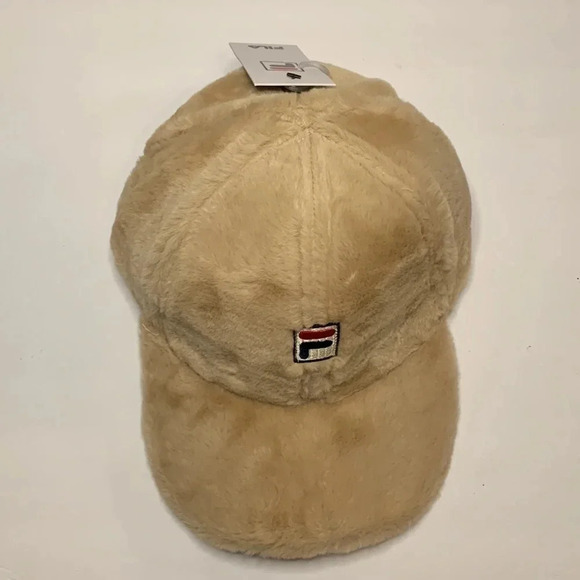 FILA Baseball Cap Faux Fur New - Picture 2 of 9